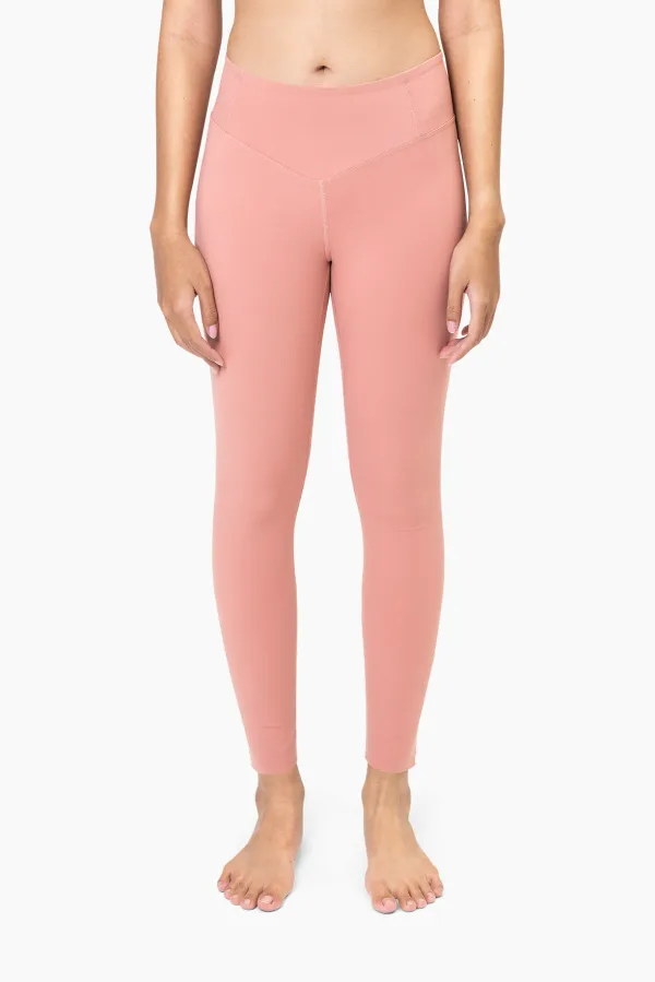 Women's High-Waisted Performance Leggings - Blush Pink